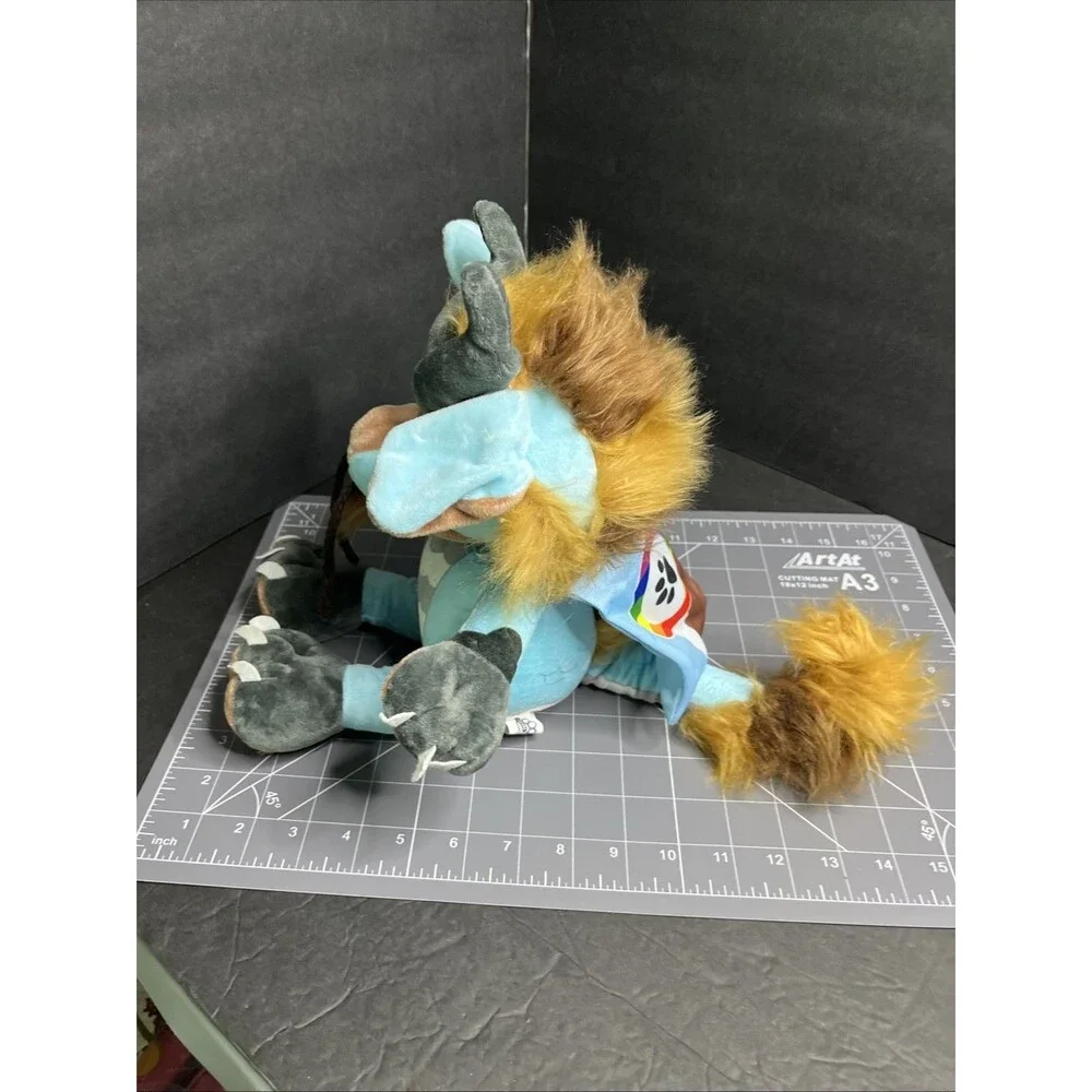 Fursona Drew The Unity Dragon Plush Stuffed Animal Pride NO PIN Just Plush